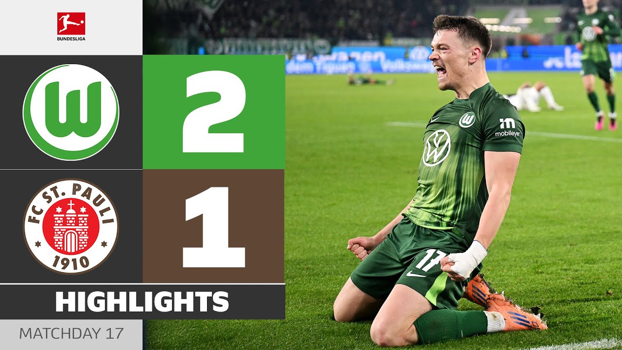 Late 88th-Minute Decider! | VFL WOLFSBURG - ST. PAULI | Highlights | Matchday 17 &ndash; Bundesliga 25/26