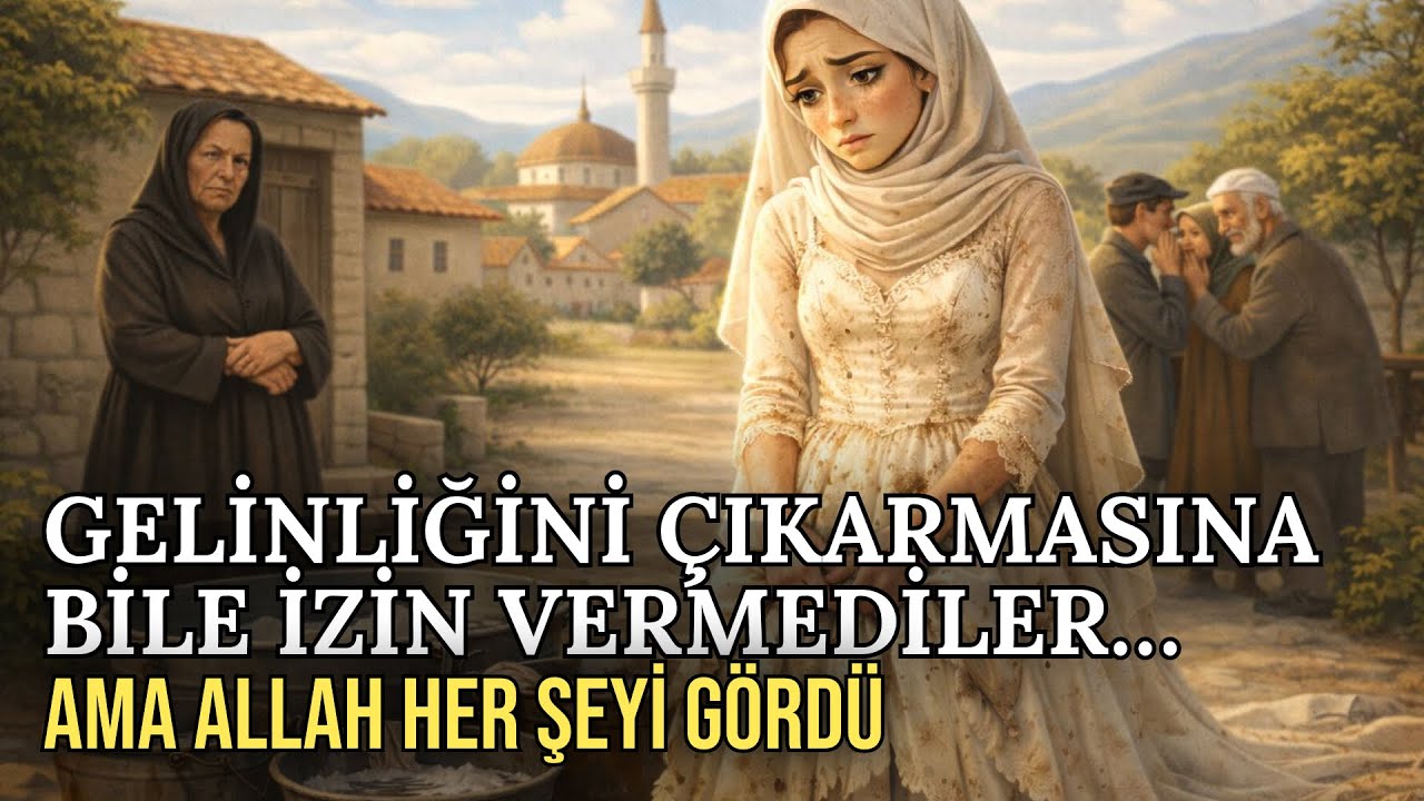Gelinliğini Çıkarmasına Bile İzin Vermediler…Ama Allah Her Şeyi Gördü #islamivideo #dinihikaye 