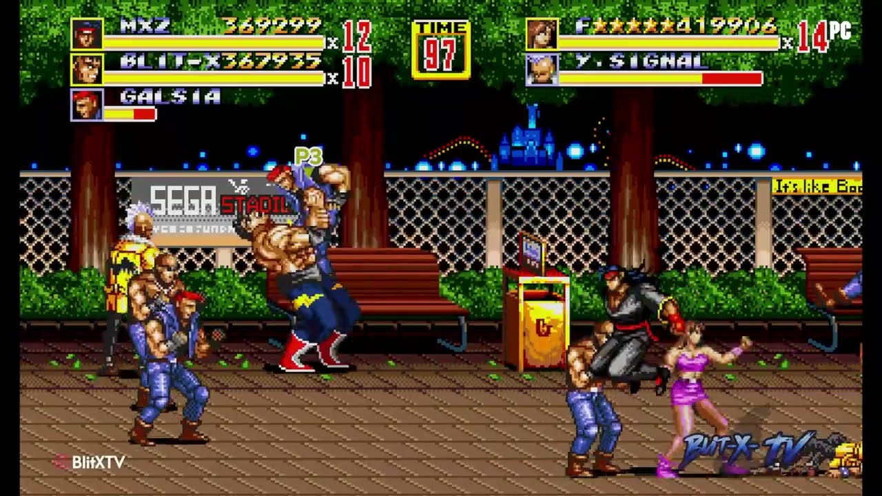 🟣 [PC] Streets of Rage 2: New Era Megamania Co-op Run with @madxzer0 II