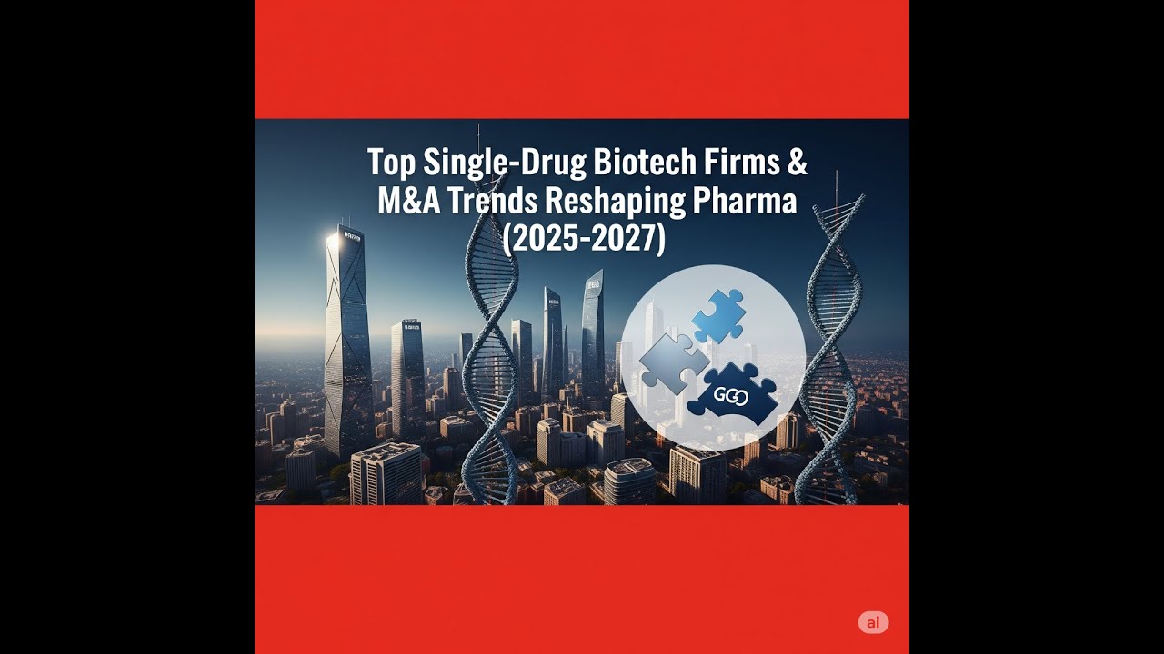 𝗧𝗢𝗣 𝗦𝗜𝗡𝗚𝗟𝗘-𝗗𝗥𝗨𝗚 𝗕𝗜𝗢𝗧𝗘𝗖𝗛 𝗙𝗜𝗥𝗠𝗦 & 𝗠&𝗔 𝗧𝗥𝗘𝗡𝗗𝗦 𝗥𝗘𝗦𝗛𝗔𝗣𝗜𝗡𝗚 𝗣𝗛𝗔𝗥𝗠𝗔 (𝟮𝟬𝟮𝟱&ndash;𝟮𝟬𝟮𝟳)