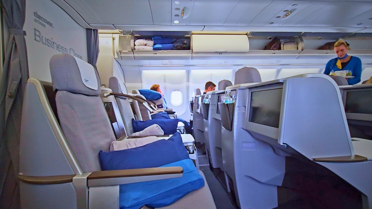 Discover Airlines A330 бизнес-класс | Редкий опыт сидения 1-2-1