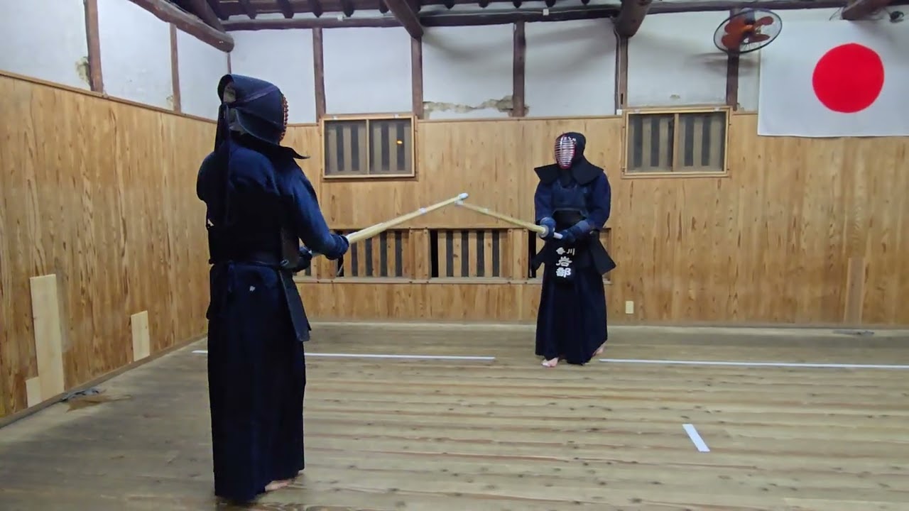 光龍館 副館長 岩部光先生と稽古(1)