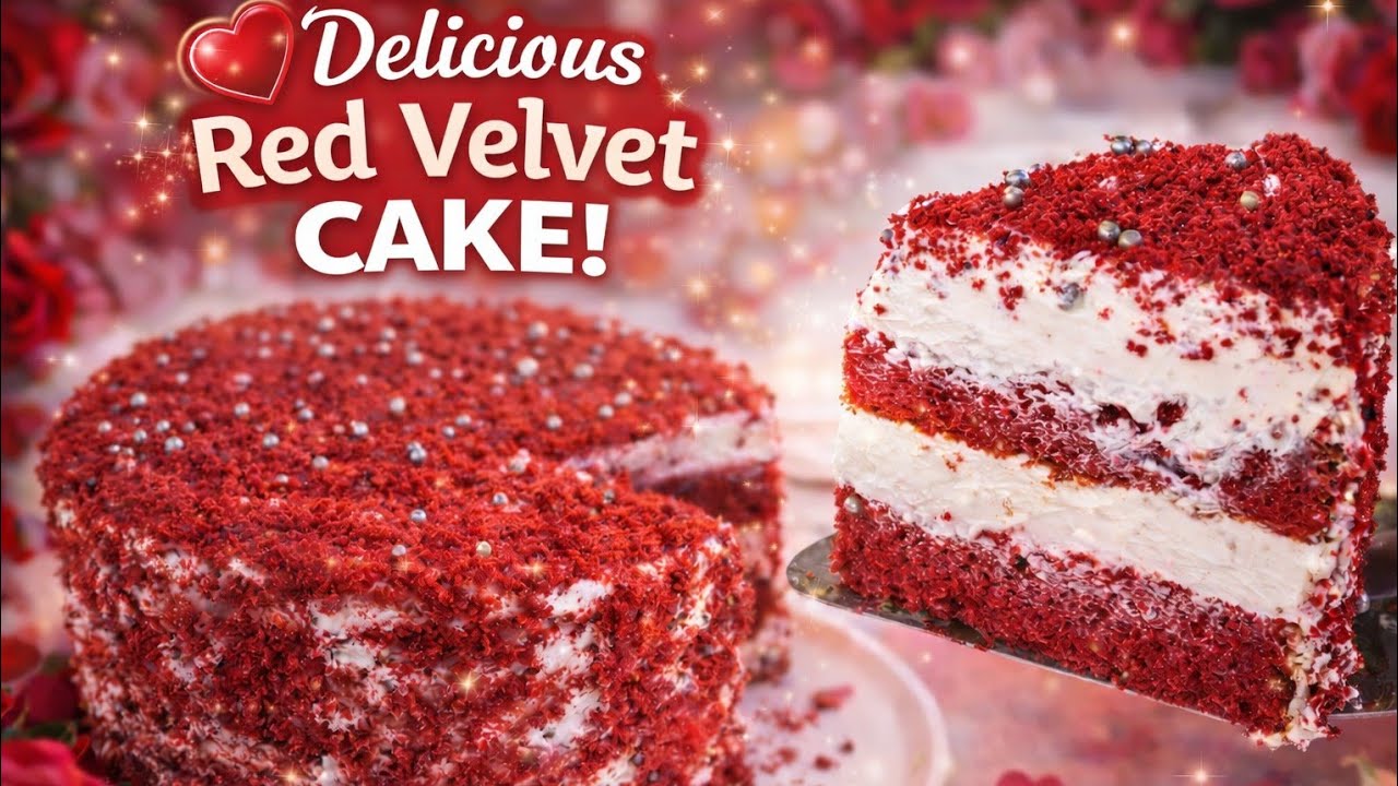 Valentine Special Red Velvet Cake 🎂 | Soft & Moist Cake at Home | Easy Recipe