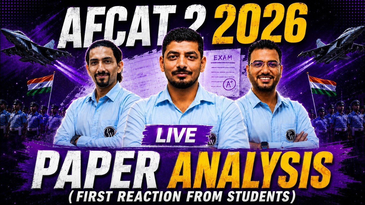 AFCAT 2 2026 First Shift Paper Analysis LIVE 🔴 | Exam Review, Difficulty Level & Expected Cut Off
