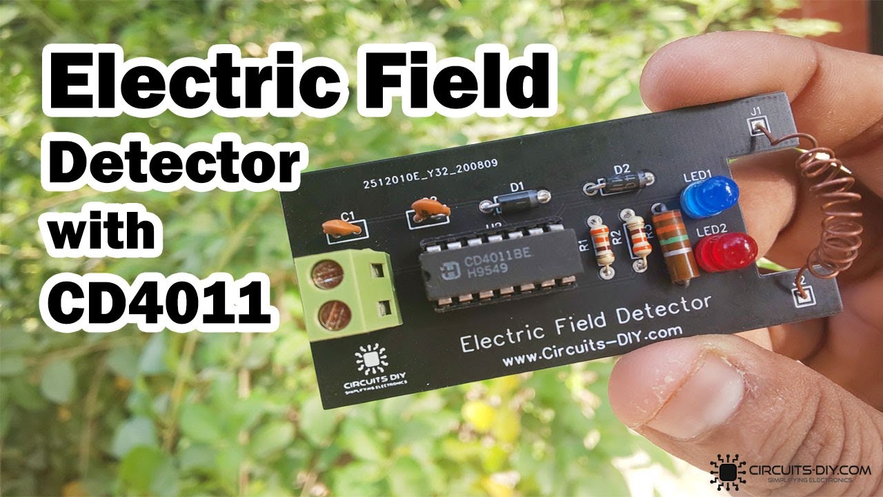 Electric Field Detector Circuit | EMF Detector | Magnetic Field