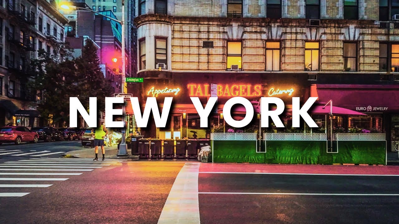 New York City at Night | Walking Tour of Manhattan’s Upper East Side | সন্ধ্যার নিউইয়র্ক 