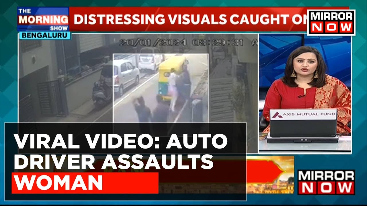 Auto-Driver Assaults Woman For Cancelling Ride In Bengaluru, Distressing Visuals Caught On Cam