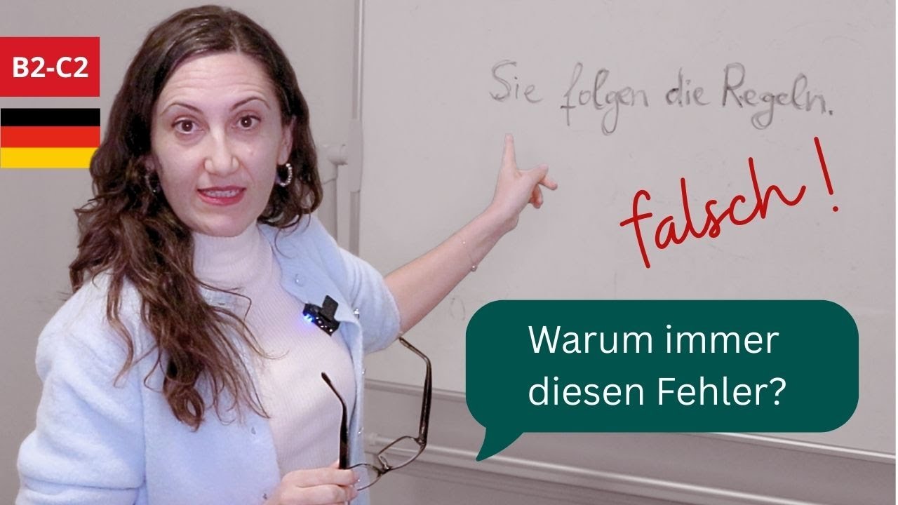 FOLGEN oder BEFOLGEN + Regeln, typische Fehler (B2, C1)