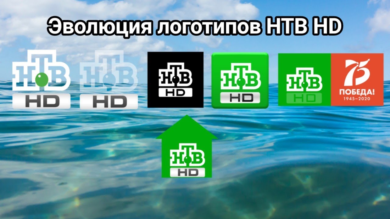 Эволюция логотипов НТВ HD