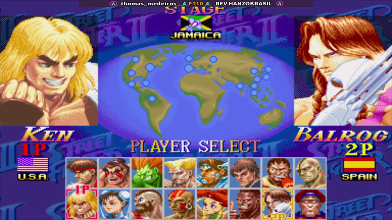 Super Street Fighter II X - grand master challenge thomas_medeiros (BR) Vs REV HANZOBRASIL (BR)