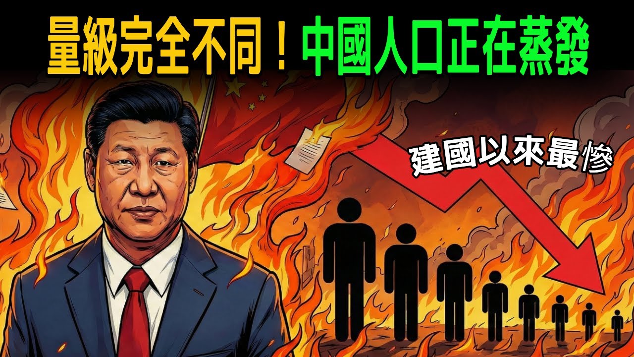 比台灣更絕望？中國人口「斷崖式」崩跌，習近平也救不了的「躺平世代」。