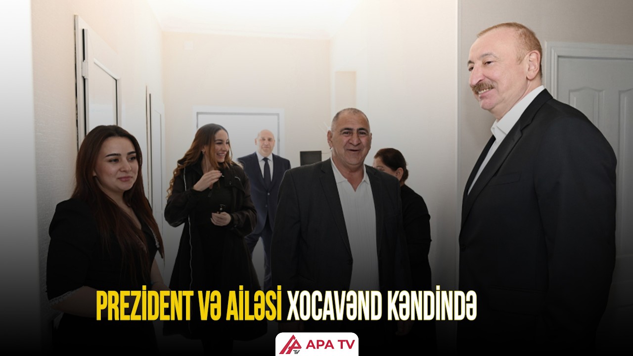 Prezident kəndə köçmüş ailənin yaşayış şəraiti ilə maraqlandı | APA TV