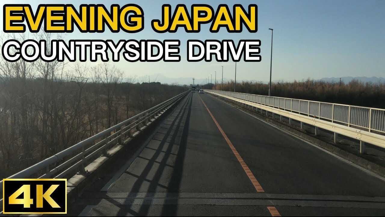 4K Evening Countryside Drive in Rural Japan | Truck Driving from Saitama to Gunma ｜Real Truck POV