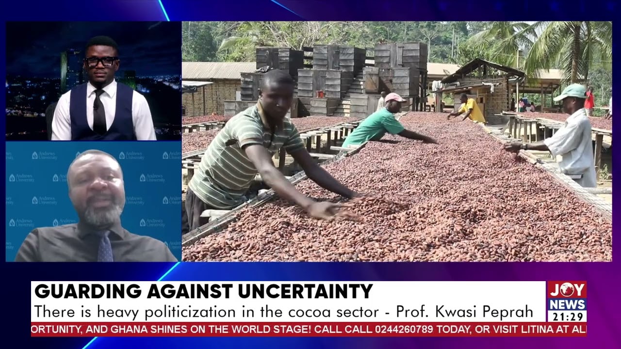 We should have anticipated that the cocoa producer price would come down - Prof. Williams Peprah.