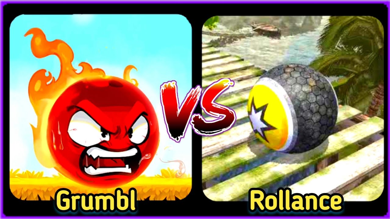 Rollance Adventure Balls Vs Grumbl Bouncy Adventures!