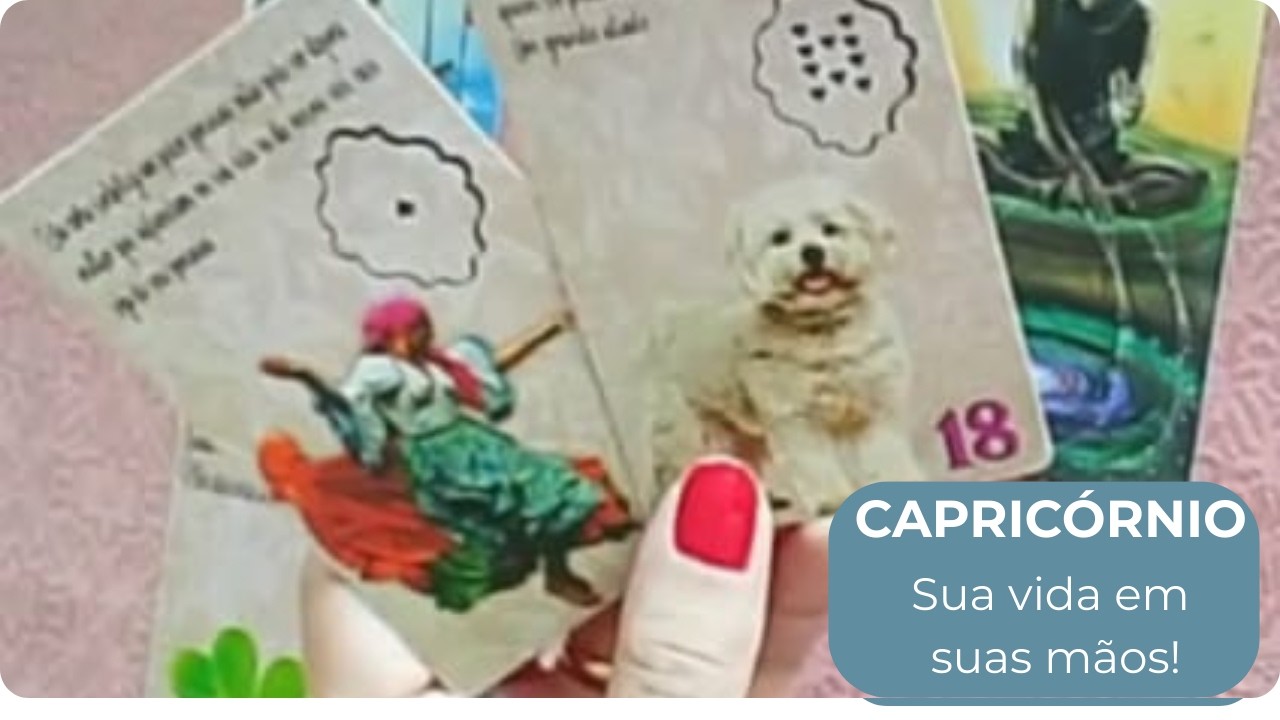 @retablotarot  Capricórnio - Sua vida em suas mãos!
