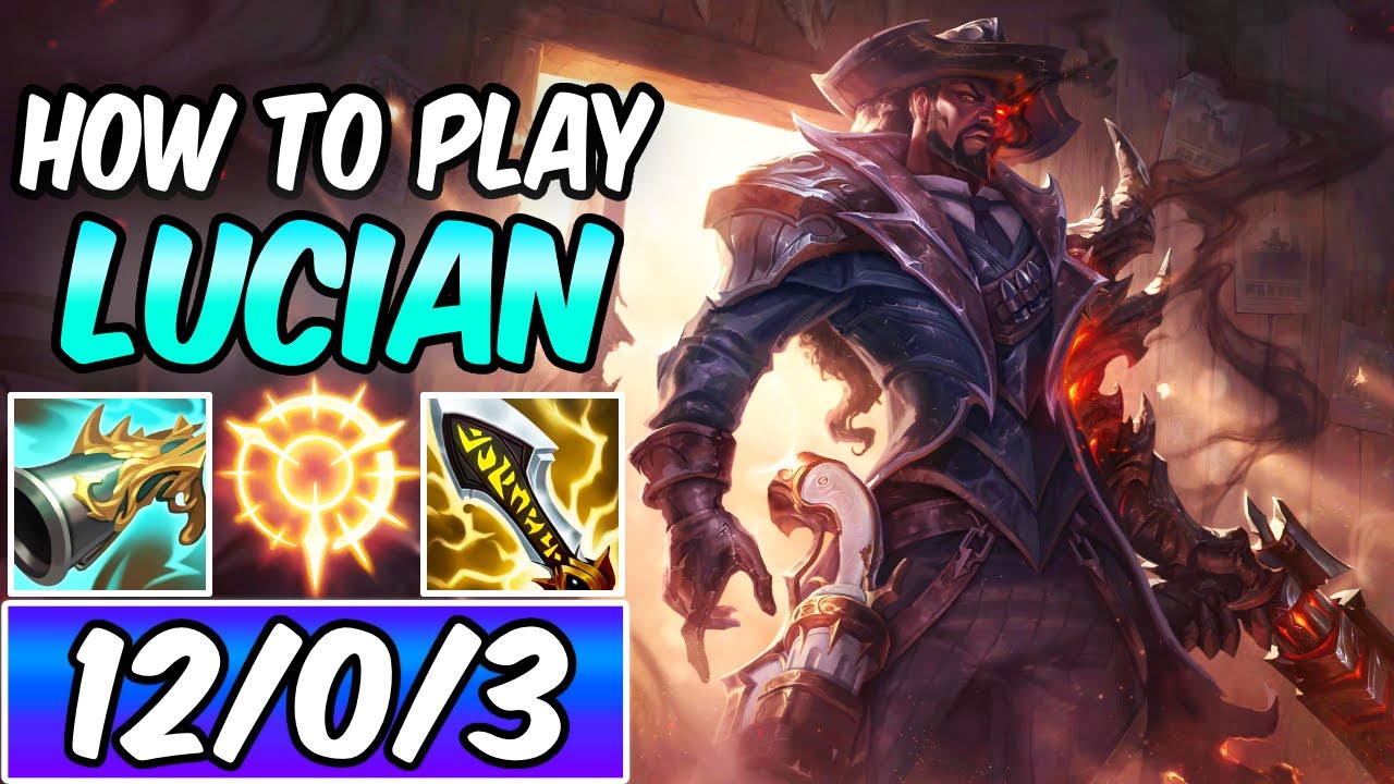 HOW TO PLAY LUCIAN ADC & CARRY | Best Build & Runes | Diamond Player Guide | League of Legends | S14