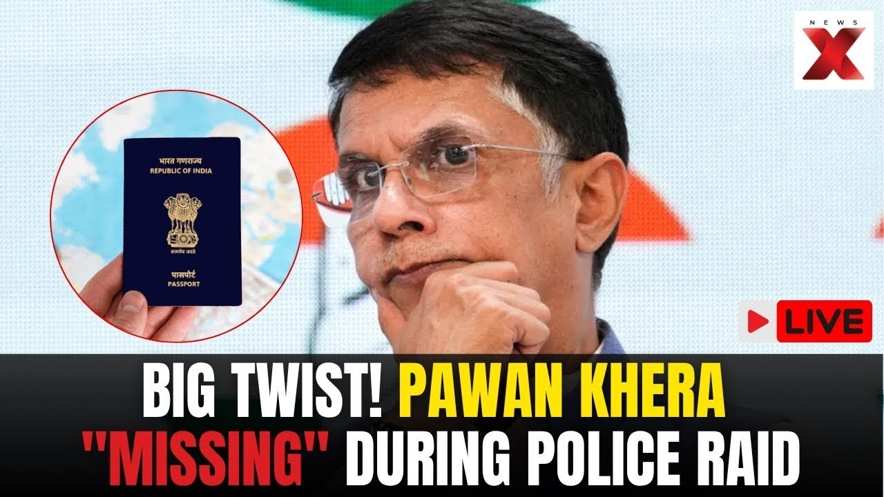 Pawan Khera MISSING LIVE: Pawan Khera Flees? Dramatic Raid Unfolds But Khera Nowhere Found