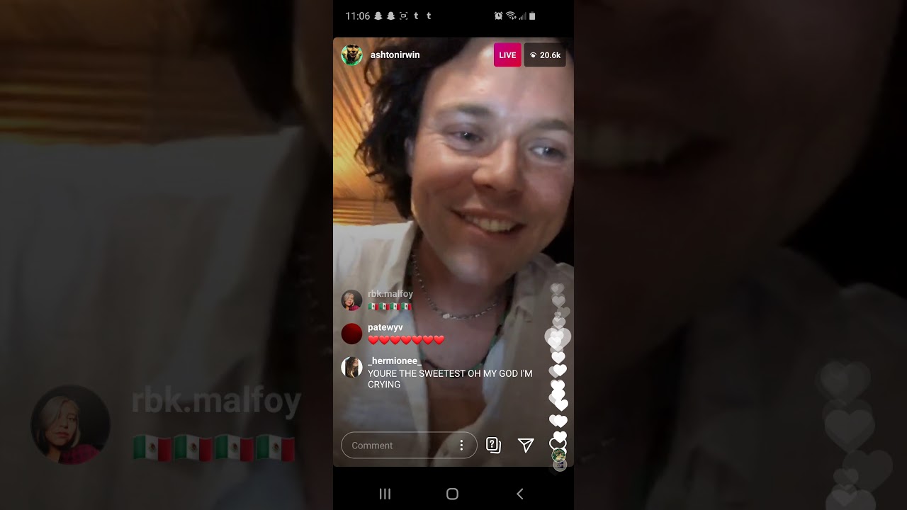 Ashton Irwin SUPERBLOOM instagram livestream (full)
