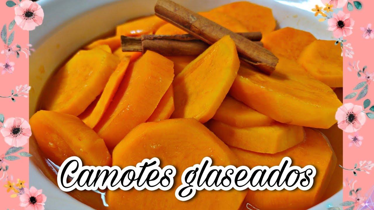 CAMOTES GLASEADOS 🍠| RÁPIDO Y CON POCOS INGREDIENTES 📝📝