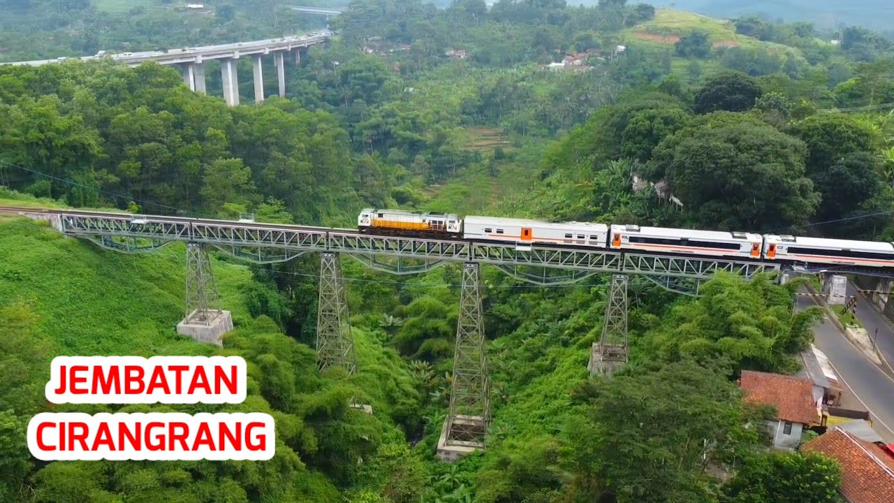 Indonesian Railway, Jembatan Kereta Api Cirangrang peninggalan Pemerintah Kolonial Belanda