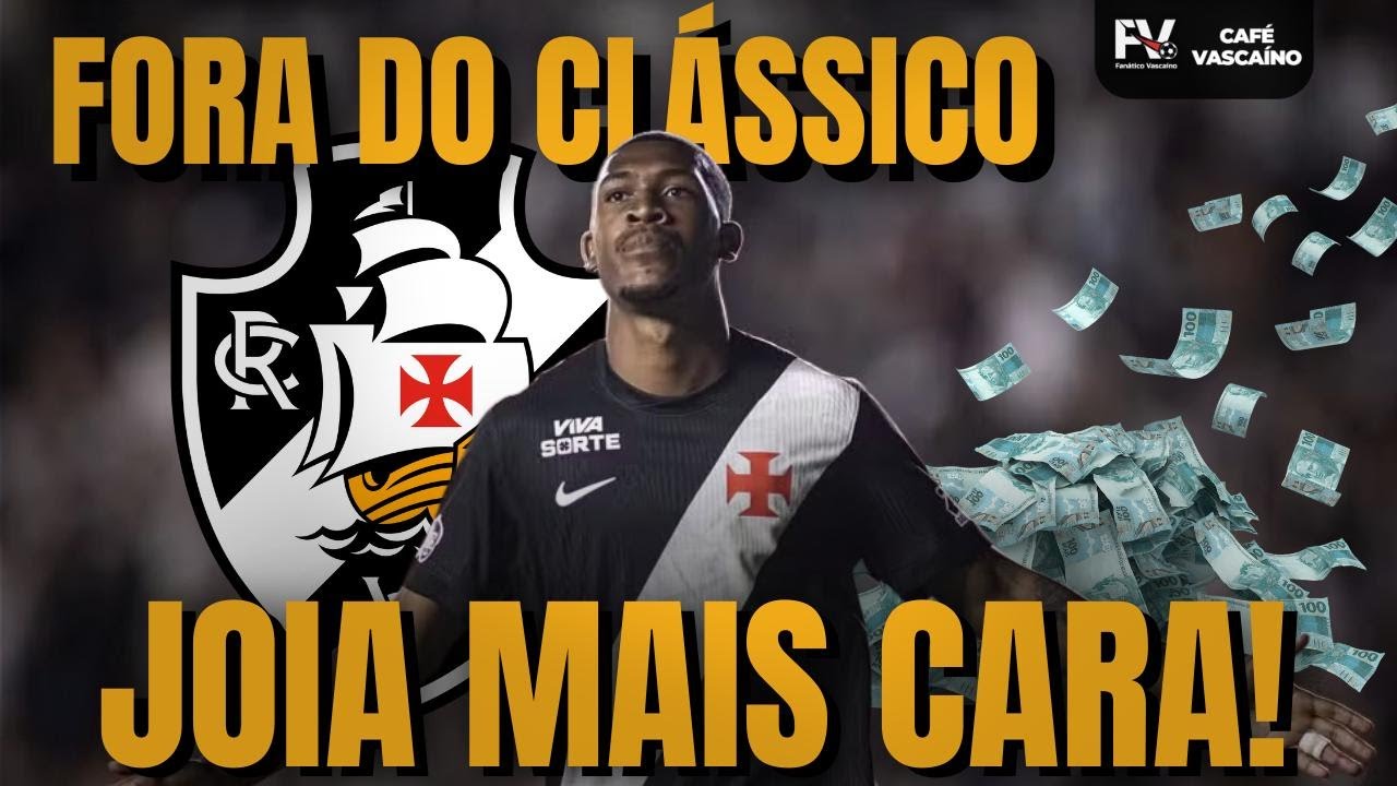 RAYAN ESTÁ FORA DO CLÁSSICO DOS MILHÕES | DINIZ TEM UMA DÚVIDA NO VASCO | CAFÉ VASCAÍNO