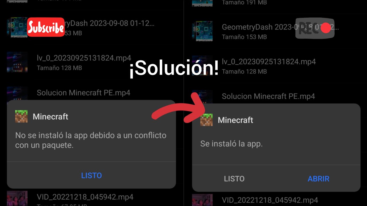 Como solucionar el error de compilaci&oacute;n de Minecraft PE | No instala soluci&oacute;n!
