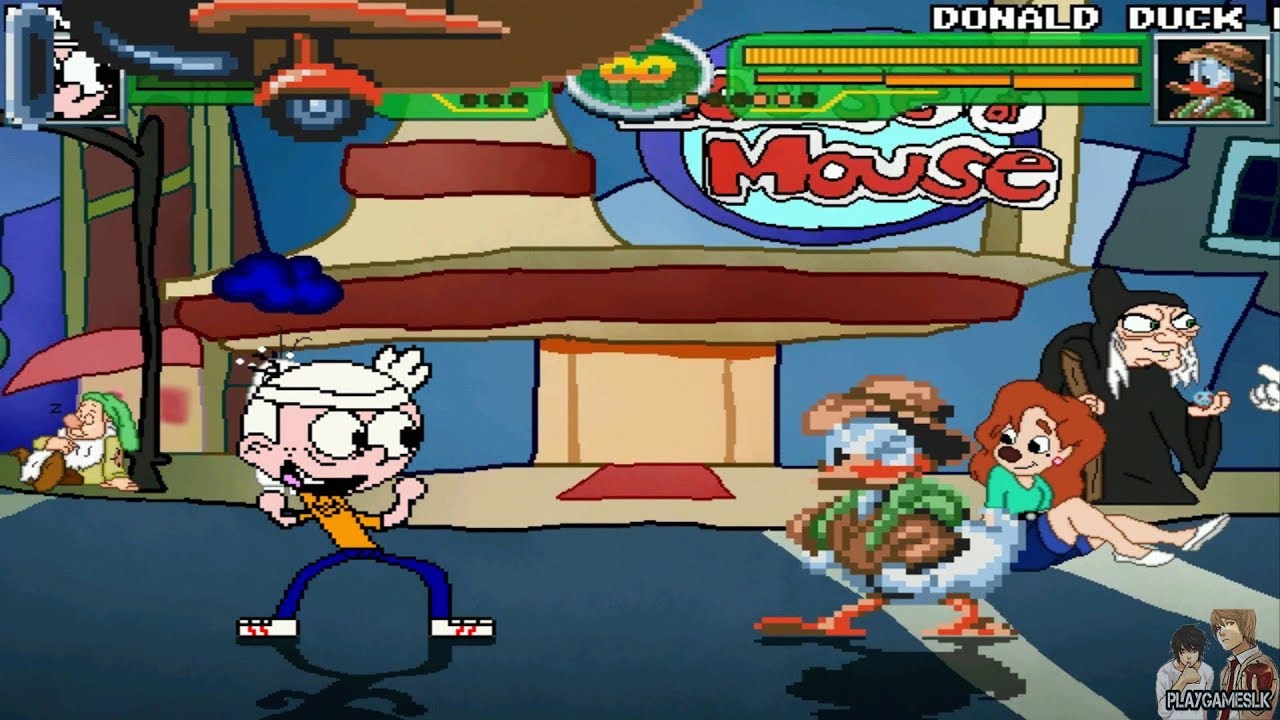 Mugen Battles | Lincoln Loud vs Donald Duck | The Loud House vs Disney