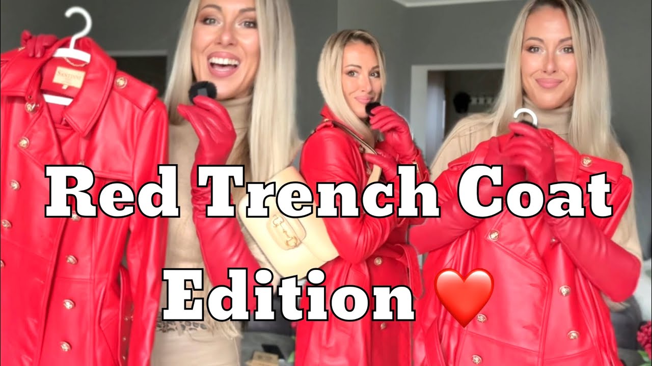 How to Style a RED TRENCH COAT & Look Effortlessly Chic (Outfit Ideas!)