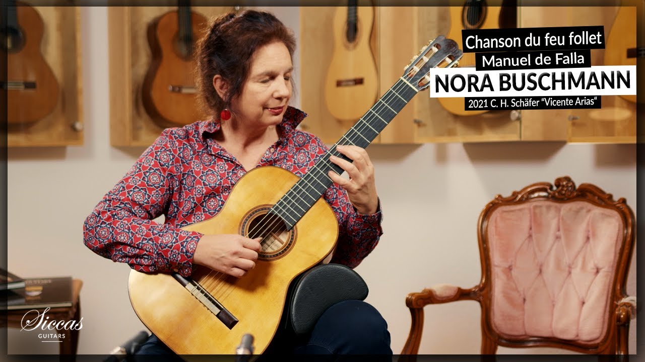 Nora Buschmann plays Chanson du feu follet by M. de Falla on a 2021 C. H. Schäfer 