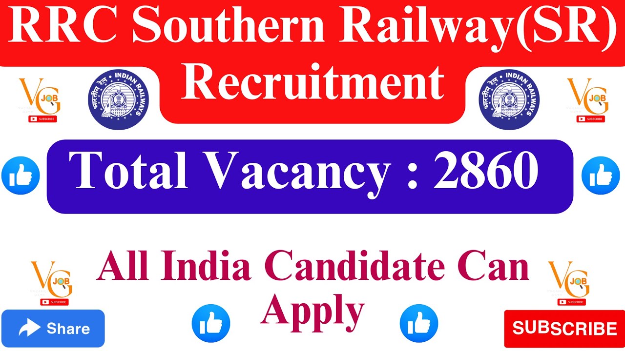 RRC SR RECRUITMENT 2024 || APPLY FOR 2860 POSTS || APPRENTICE RECRUITMENT || VACANCYGATE ||