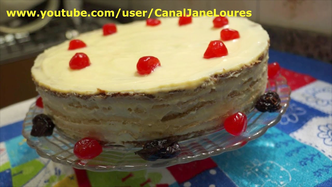 Torta doce de festas.Faça e venda.(TORTA CHAPÉU DE NAPOLEÃO)