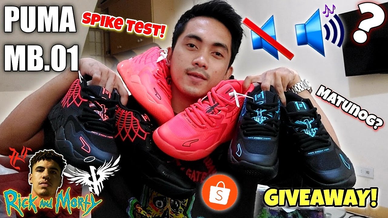 Puma MB.01 LaMelo Ball galing Shopee!! Legit ba na makapit, matunog at Quality? (SOUND CHECK)
