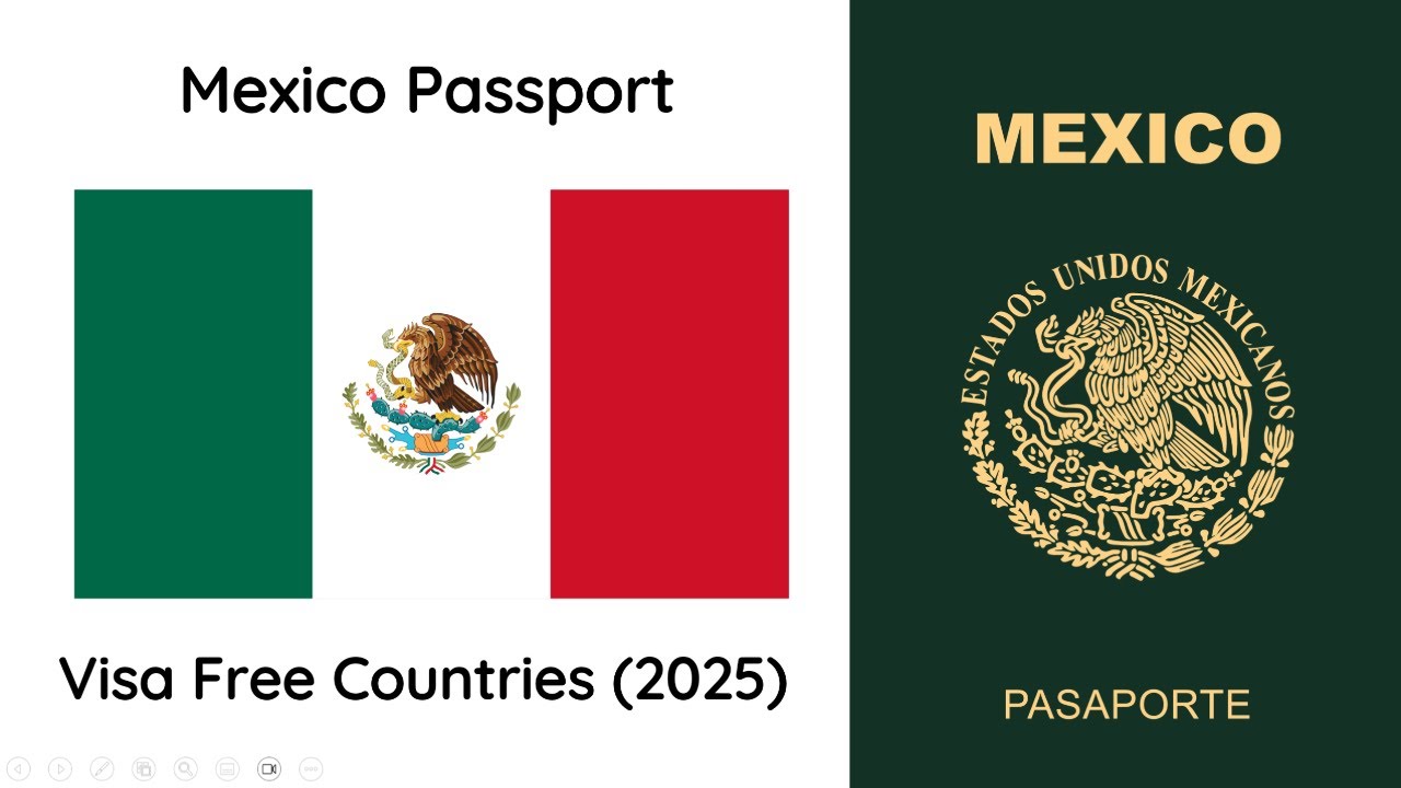 Mexico Passport Visa Free Countries (2025) | Visa on Arrival | ETA