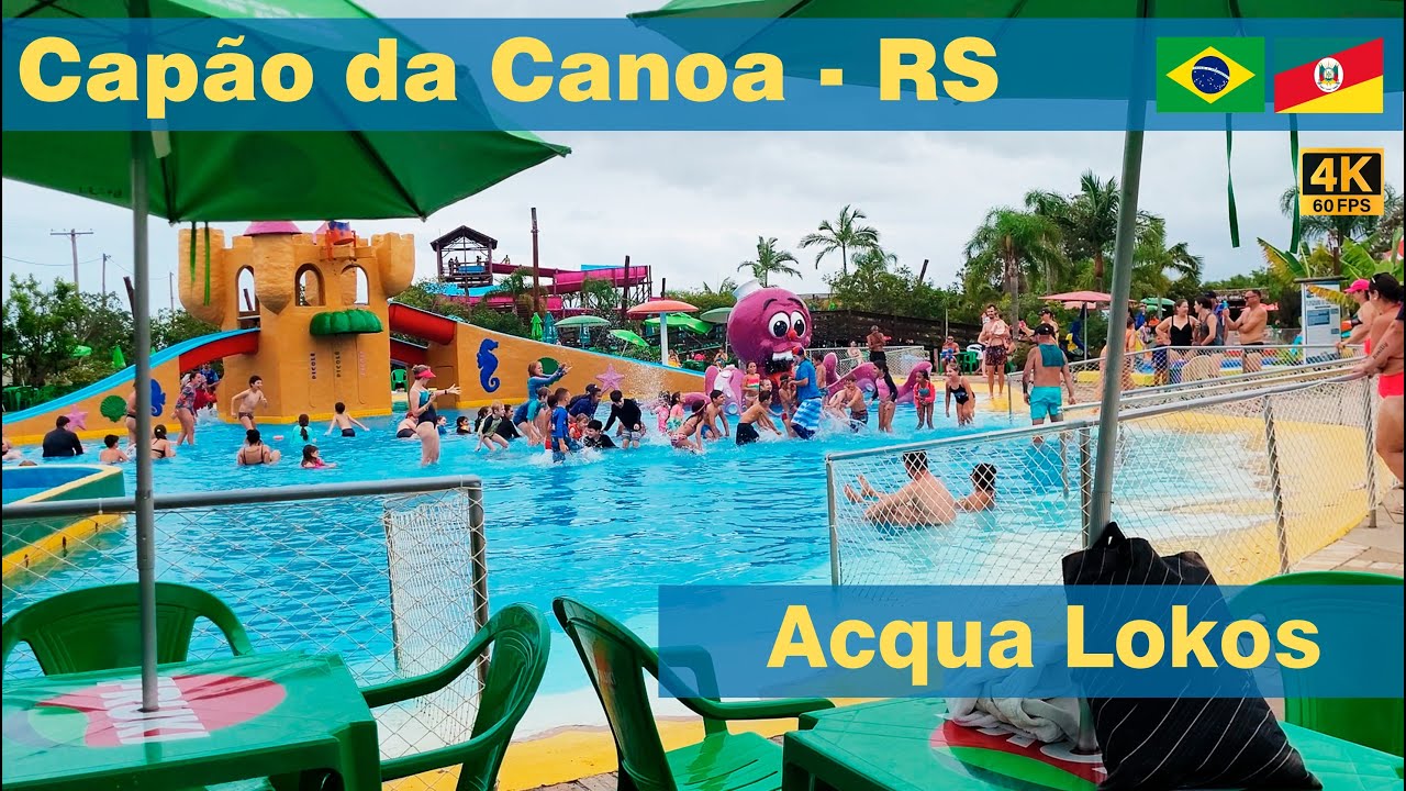 Capão da Canoa - RS  | Acqua Lokos | Janeiro 2025 | 4K