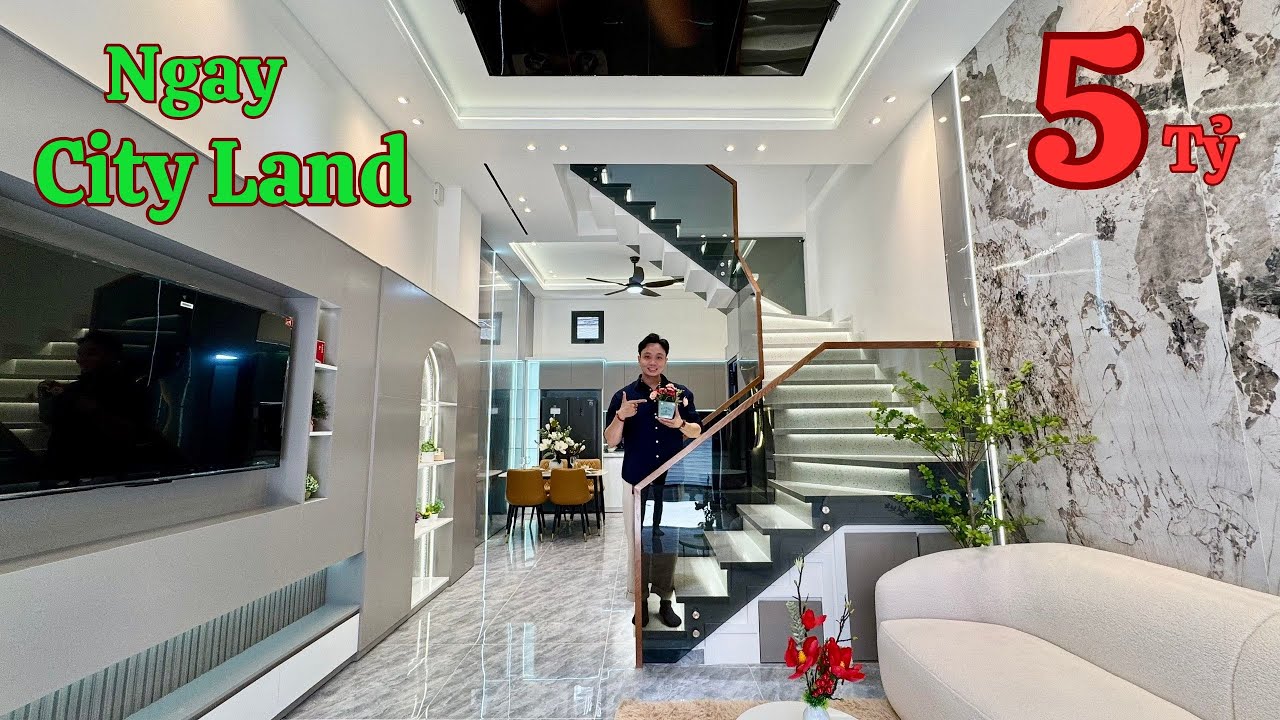 Bán Nhà Gò Vấp 5 Tỷ Ngay CiTy Land Phan Văn Trị | Nhà Cao Rộng Thoáng , Nội Thất CAO CẤP