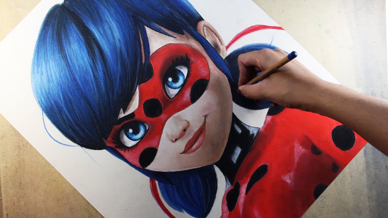 Speed Drawing: Ladybug (Miraculous Ladybug) | Diana Díaz