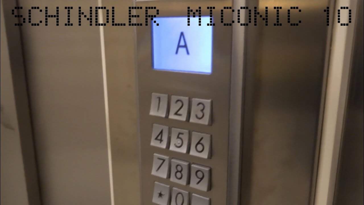 My first Schindler Miconic 10! Schindler Elevator Tour @ Fatburen, Stockholm SWE.