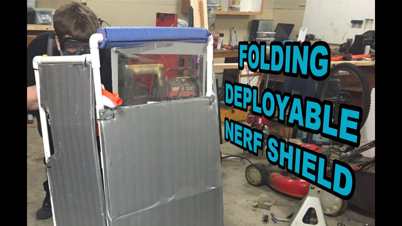 HOW TO BUILD A DEPLOYABLE NERF RIOT SHIELD | Walcom S7