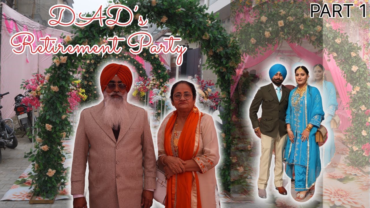 Dad’s retirement party 😋😋😋🎉🎉🎉🎉 #viral #video  @Bhullar00 