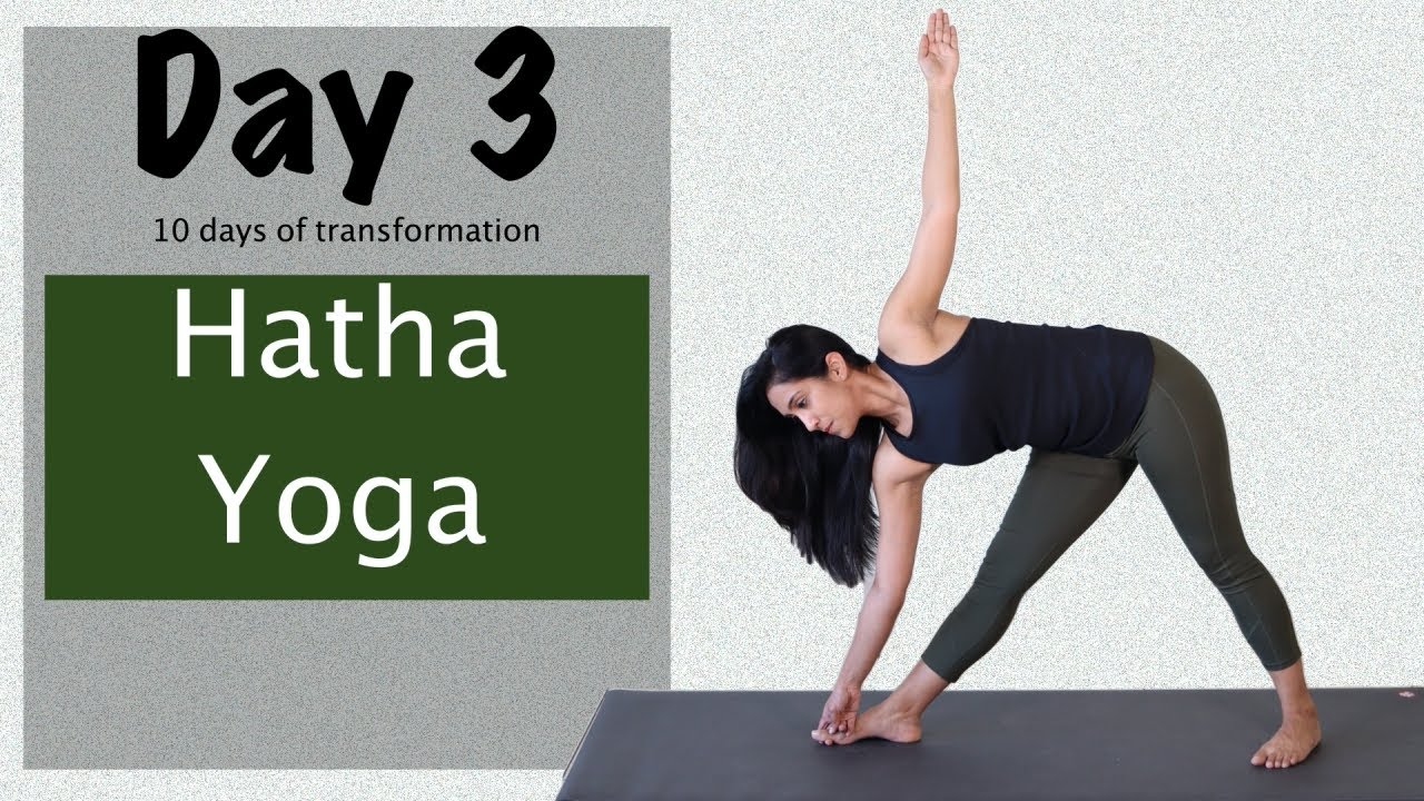 Yoga at Home - Day 3 - Hatha Yoga | 10 days of transformation | Yogbela
