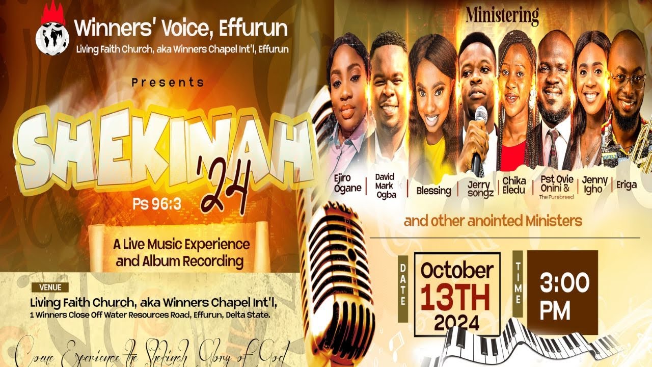 SHEKINAH 2024 | WINNERS VOICE WARRI |13TH OCT, 2024