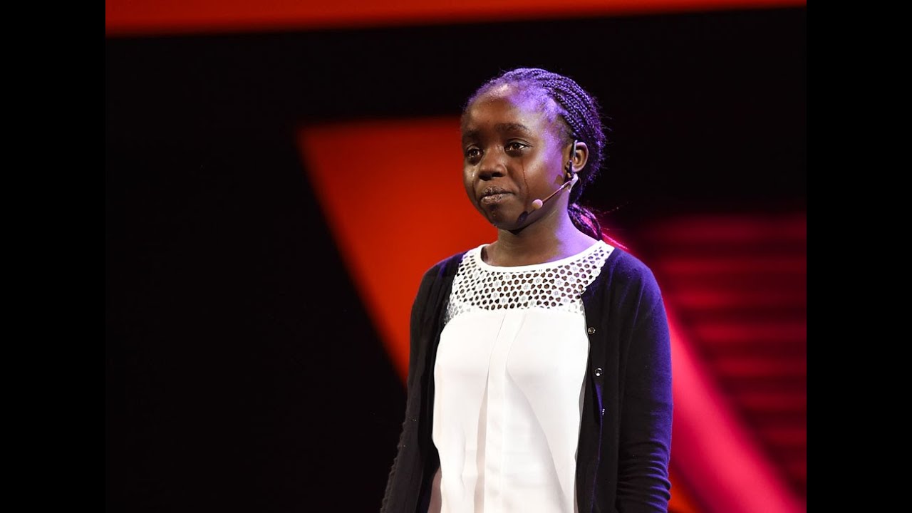 Eunice Akoth performs her poem 