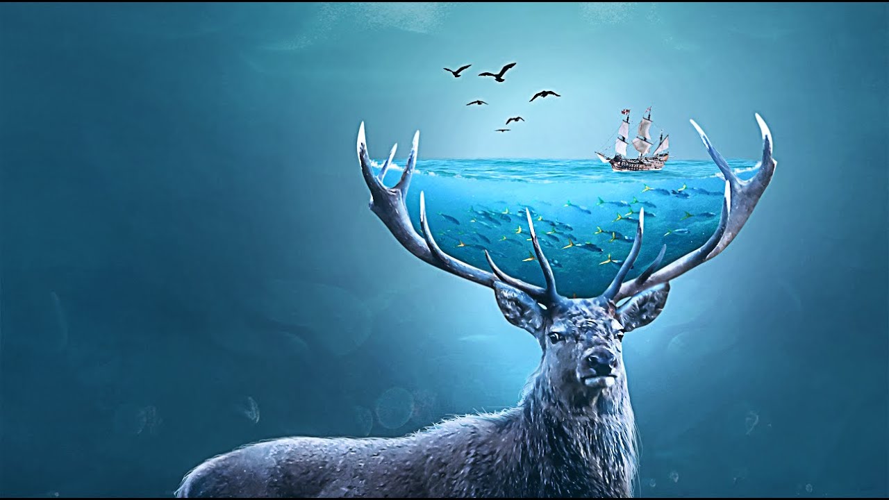 Underwater Effects Photoshop Manipulation Tutorial