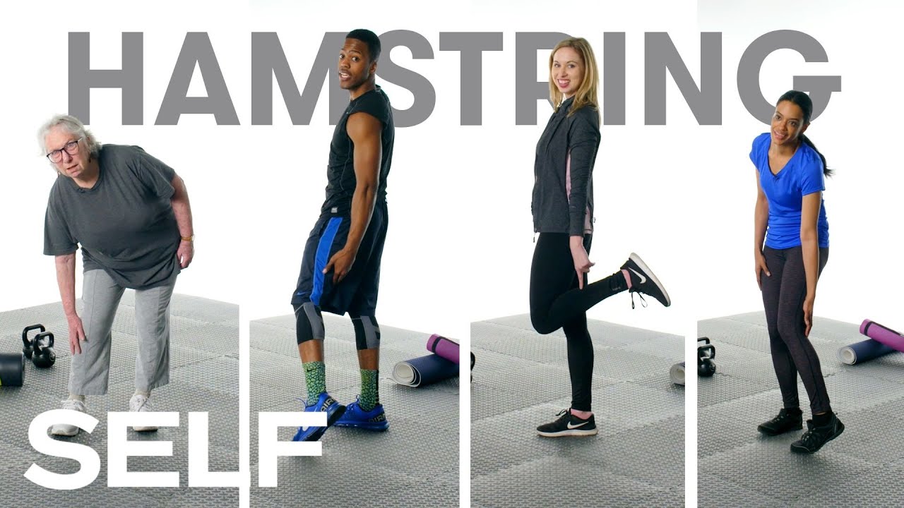 60 People Try to Stretch Their Hamstrings | SELF