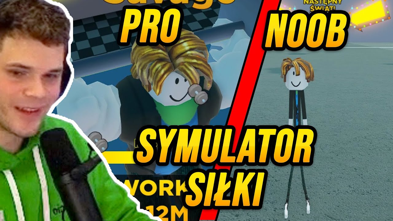 GUCIO | ROBLOX | GUCIO i SYMULATOR SIŁOWNI W ROBLOX? | NAJLEPSZE MOMENTY STRIMA #199