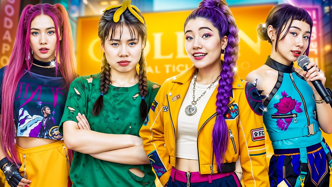Первый День В Школе K-pop Охотников! Бедная Бэби Долл Спасла Хантрикс От Saja Boy