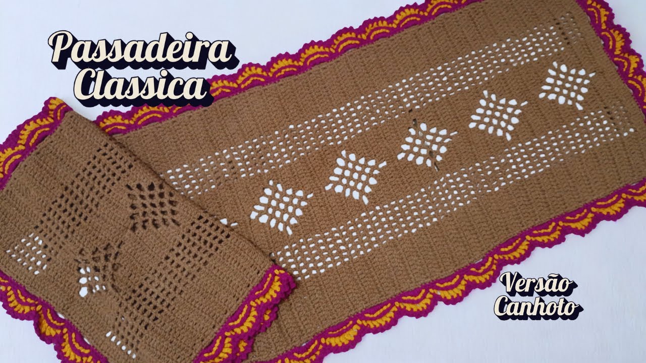 ✨Tapete de Croch&ecirc; Moderno e F&aacute;cil: Aprenda o Passo a Passo e Venda Muito! Vers&atilde;o Canhoto