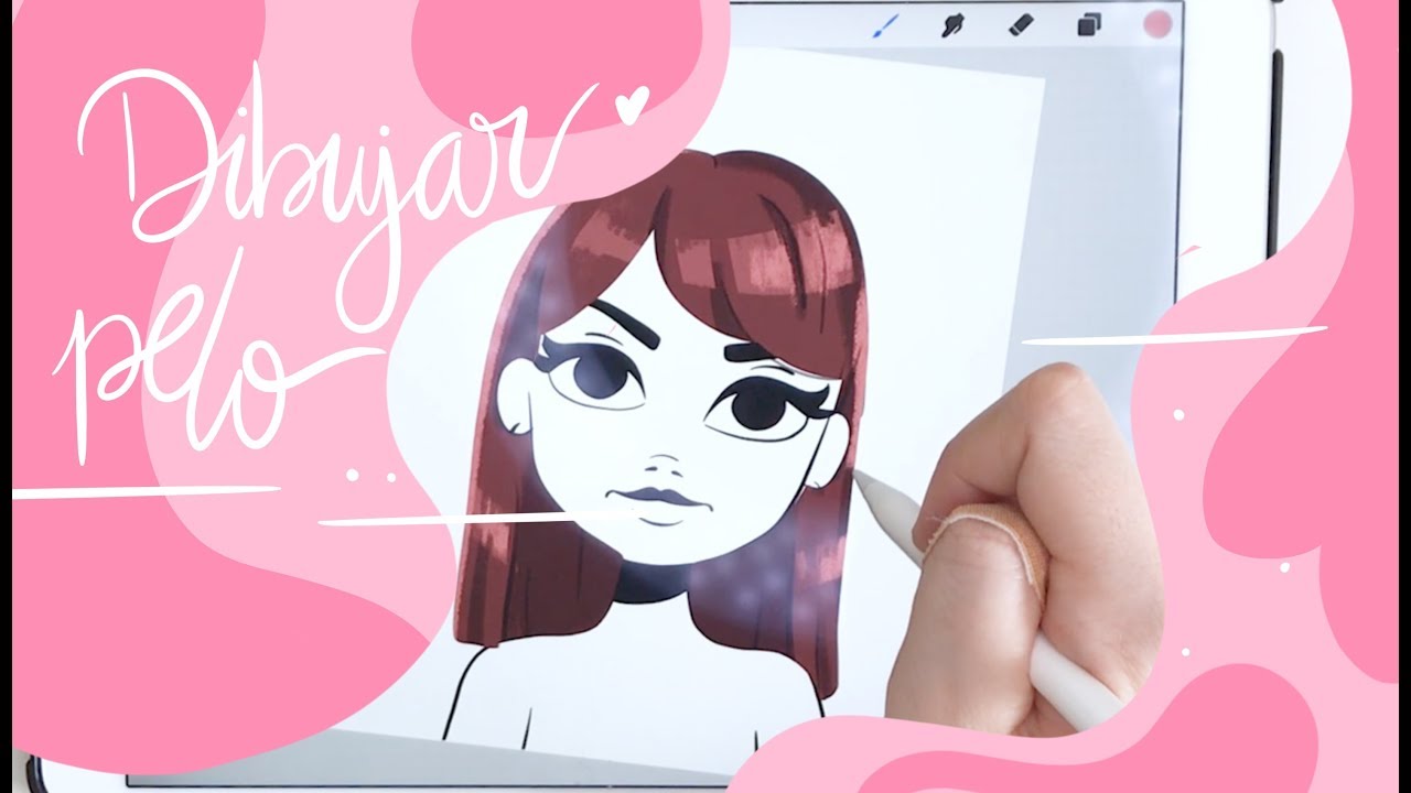 Cómo DIBUJAR el PELO I Fácil y sencillo 🙆‍♀️
