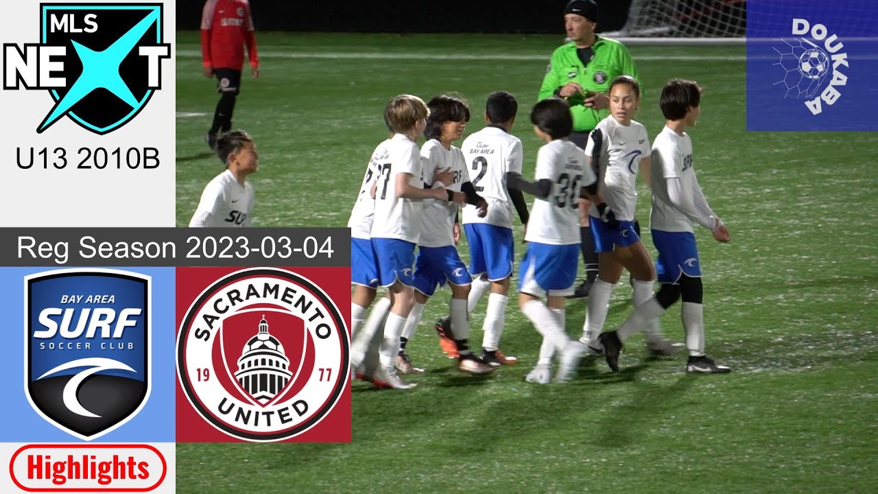 Bay Area Surf 10B 1-0 Sacramento United 10B | MLS Next U13 | 2023-03-04 | HL